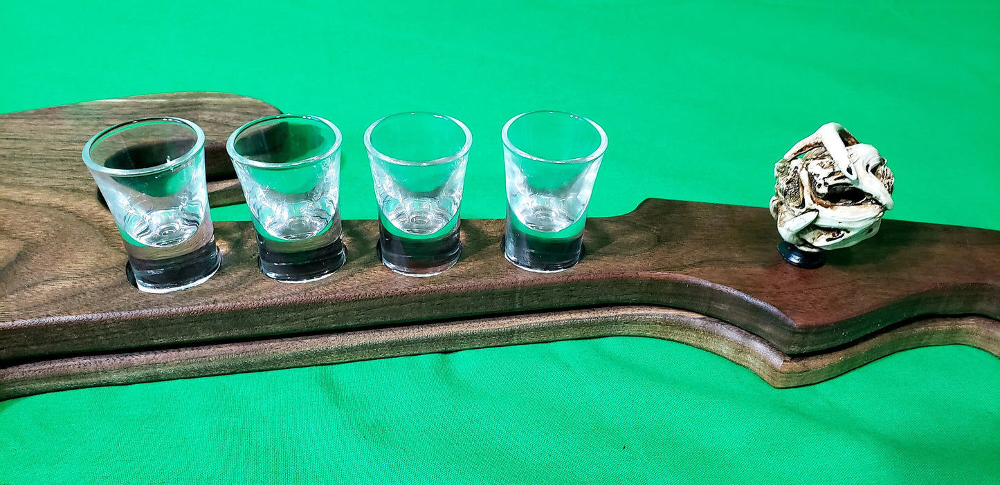 Guitar Shaped Charcuterie Board w Novelty Handles