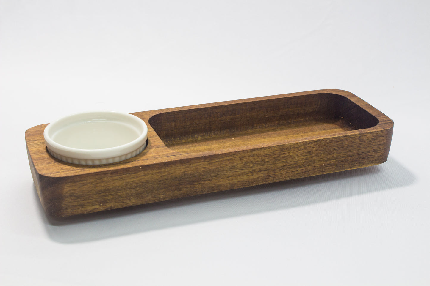 Wooden Snack Tray Set