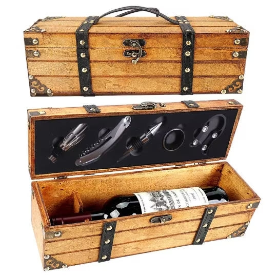 Wine Box with Accessory Set